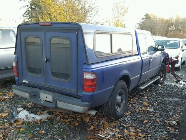 1FTZR44U74PA65281 - 2004 FORD RANGER SUP BLUE photo 4