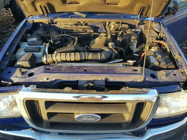 1FTZR44U74PA65281 - 2004 FORD RANGER SUP BLUE photo 7