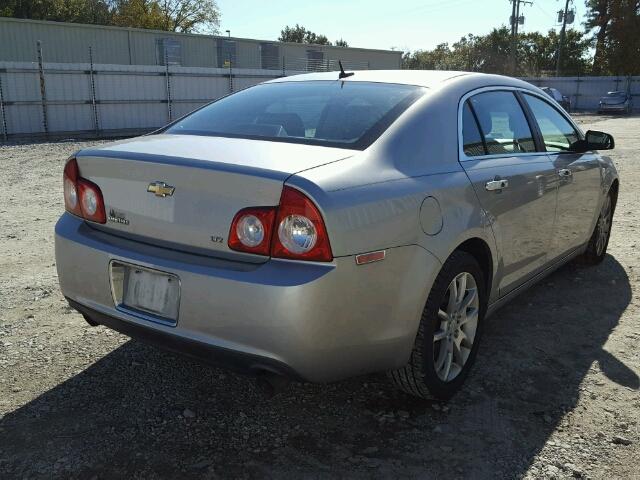 1G1ZK577X8F204369 - 2008 CHEVROLET MALIBU LTZ 银色 照片 4