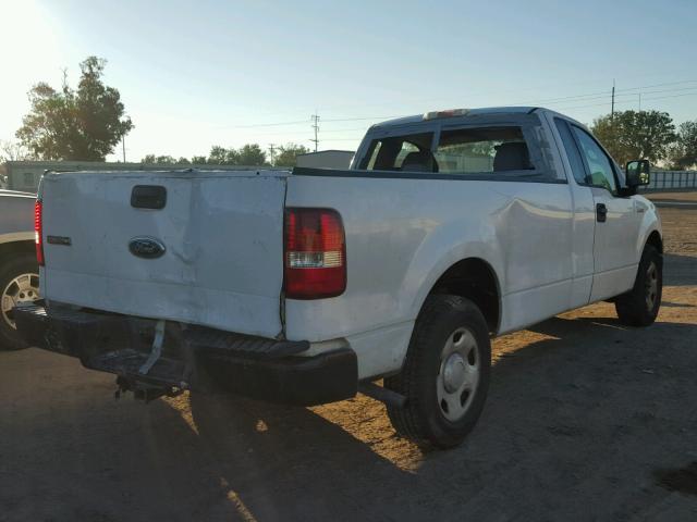 1FTVF12585NB80731 - 2005 FORD F150 WHITE photo 4