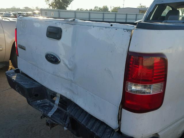 1FTVF12585NB80731 - 2005 FORD F150 WHITE photo 9