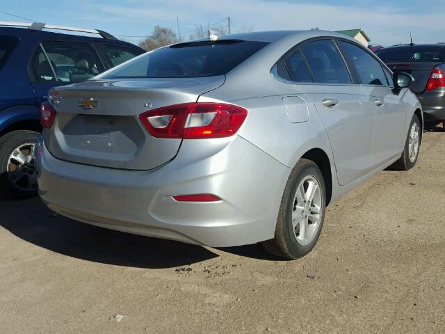 1G1BE5SM3G7245098 - 2016 CHEVROLET CRUZE LT SILVER photo 4