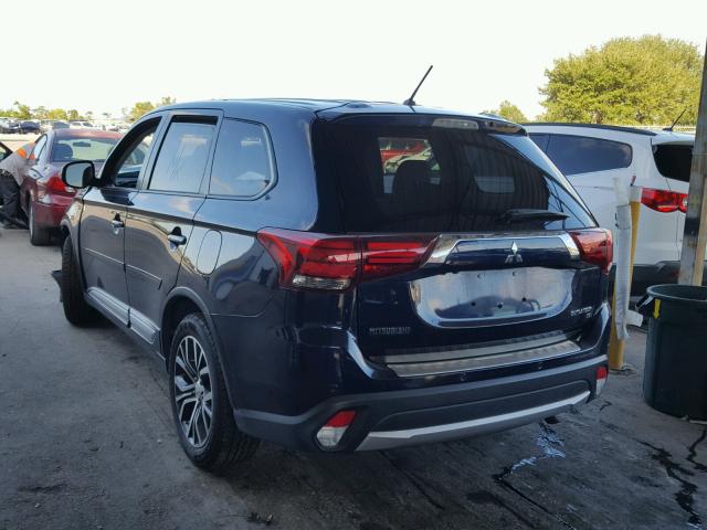 JA4AD3A30GZ005248 - 2016 MITSUBISHI OUTLANDER BLUE photo 3