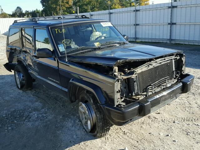 1J4FF48SX1L588764 - 2001 JEEP CHEROKEE S BLACK photo 1