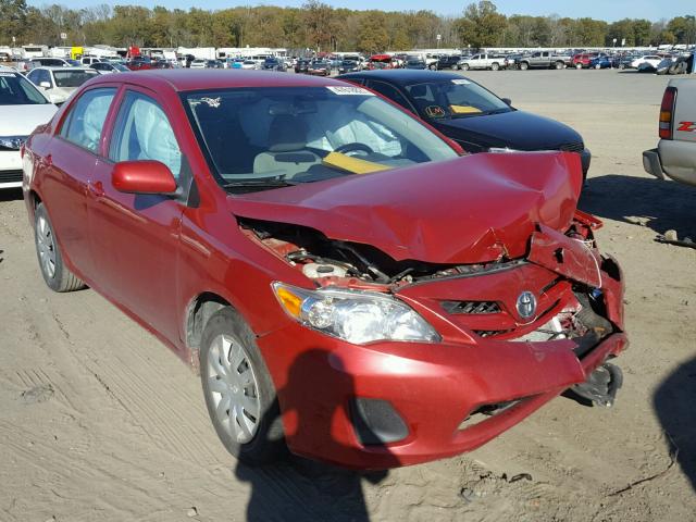 5YFBU4EE5CP027651 - 2012 TOYOTA COROLLA BA RED photo 1