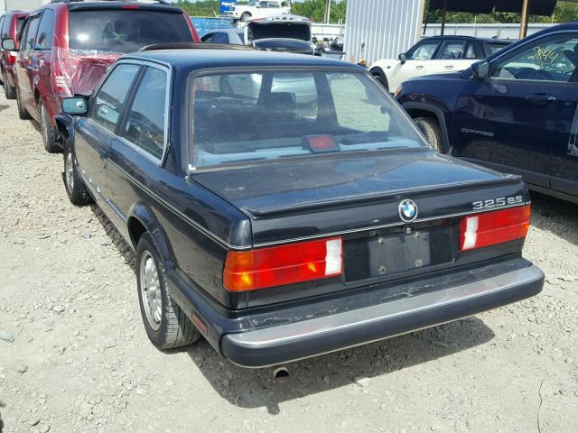 WBAAB5400G9692107 - 1986 BMW 325 E BLACK photo 3