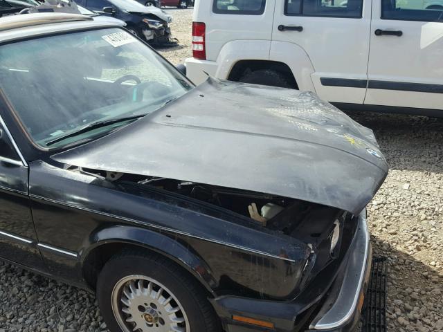 WBAAB5400G9692107 - 1986 BMW 325 E BLACK photo 9