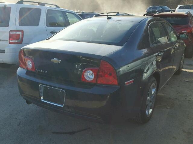 1G1ZC5EB7AF121377 - 2010 CHEVROLET MALIBU 1LT BLACK photo 4