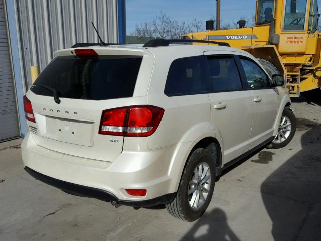 3C4PDCBG5DT501828 - 2013 DODGE JOURNEY SX WHITE photo 4