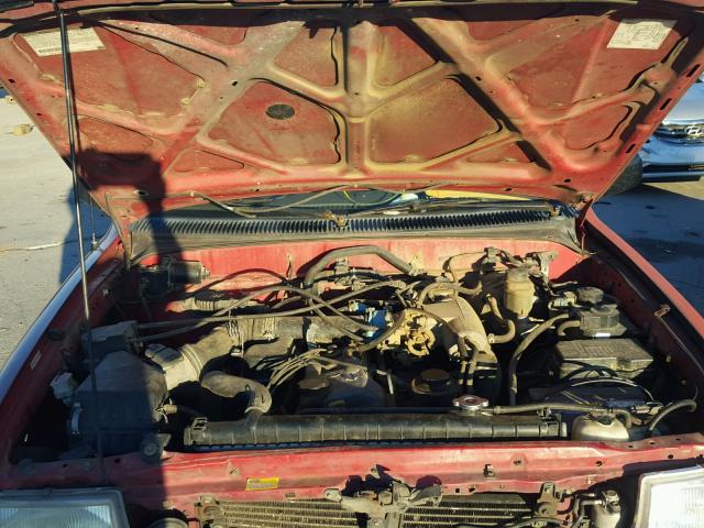 4TAVL52N1WZ122983 - 1998 TOYOTA TACOMA XTR RED photo 7