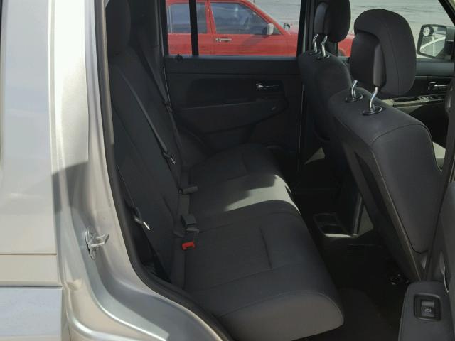 1C4PJMAK3CW142296 - 2012 JEEP LIBERTY SP SILVER photo 6