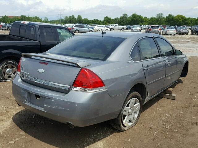 2G1WU581769174390 - 2006 CHEVROLET IMPALA LTZ GRAY photo 4