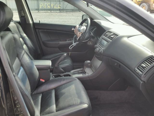 1HGCM66507A102315 - 2007 HONDA ACCORD EX BLACK photo 5