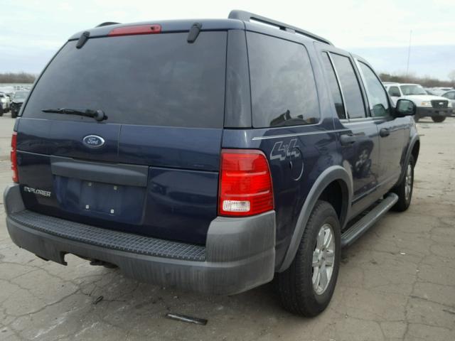 1FMZU72K33UB10648 - 2003 FORD EXPLORER X BLUE photo 4