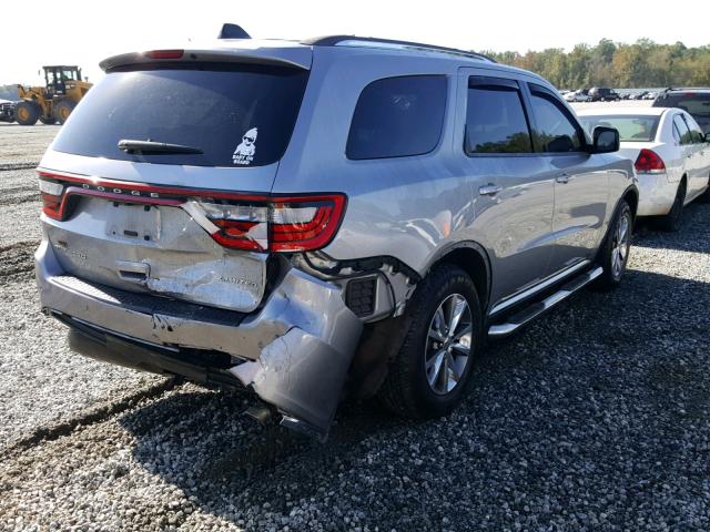 1C4RDHDG4EC396893 - 2014 DODGE DURANGO LI SILVER photo 4