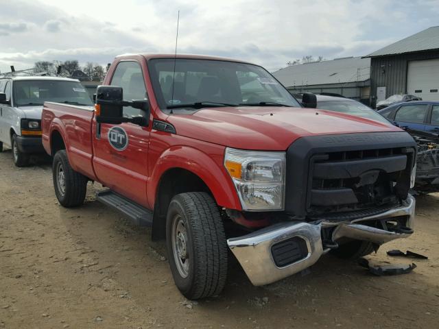 1FTRF3B60FEC68941 - 2015 FORD F350 SUPER RED photo 1