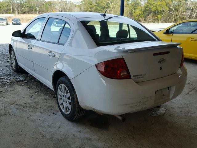 1G1AT58H297139899 - 2009 CHEVROLET COBALT LT WHITE photo 3