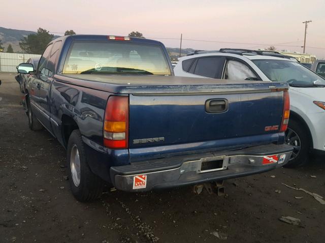 2GTEC19TX11341444 - 2001 GMC NEW SIERRA BLUE photo 3