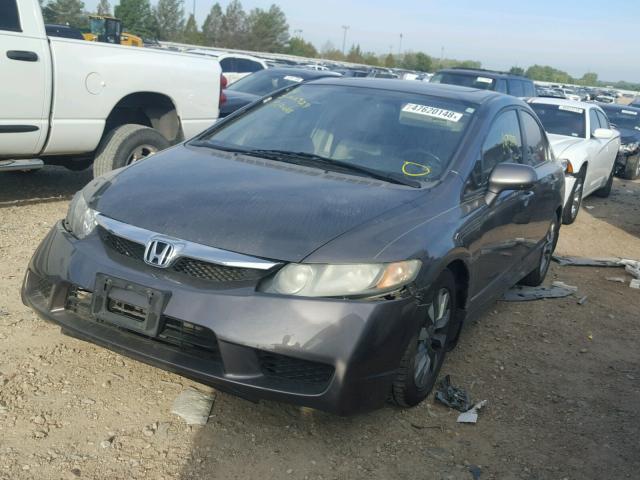 19XFA16999E007407 - 2009 HONDA CIVIC EXL Qəhvəyi foto 2