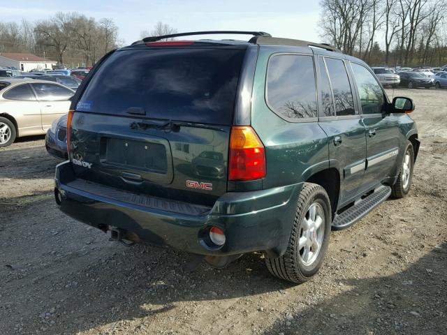 1GKDT13S542160496 - 2004 GMC ENVOY GREEN photo 4