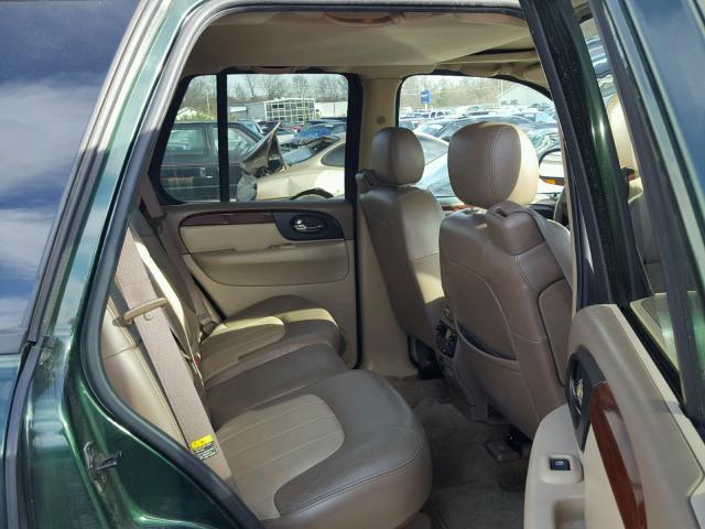 1GKDT13S542160496 - 2004 GMC ENVOY GREEN photo 6