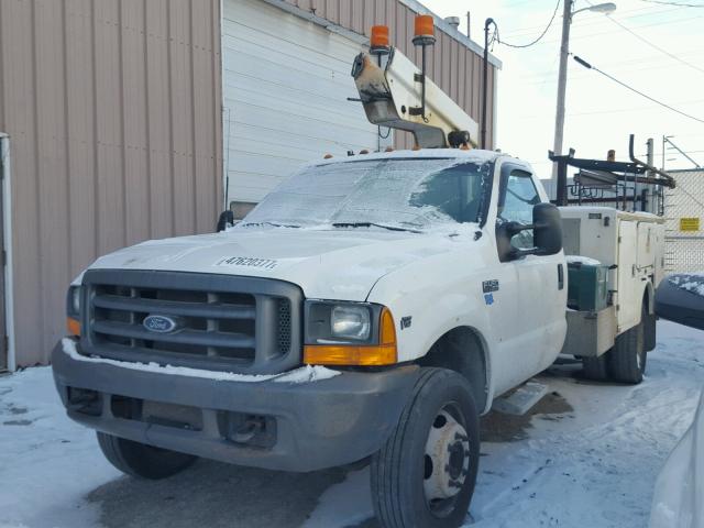 1FDXF46S6YED51356 - 2000 FORD F450 SUPER WHITE photo 2