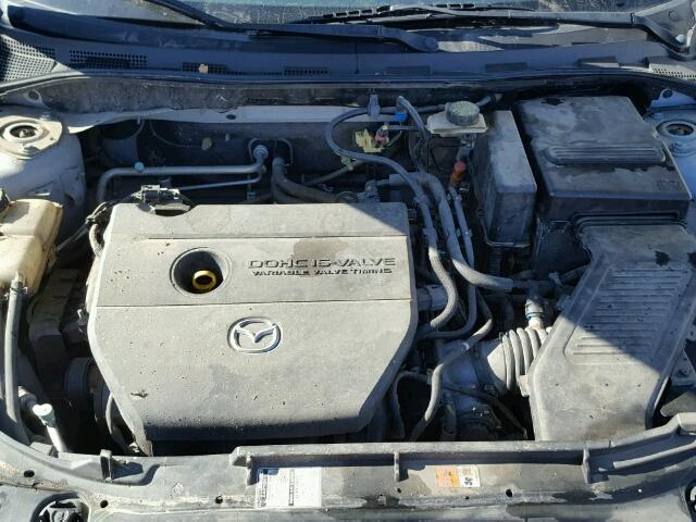 JM1BK32F171665516 - 2007 MAZDA 3 I SILVER photo 7