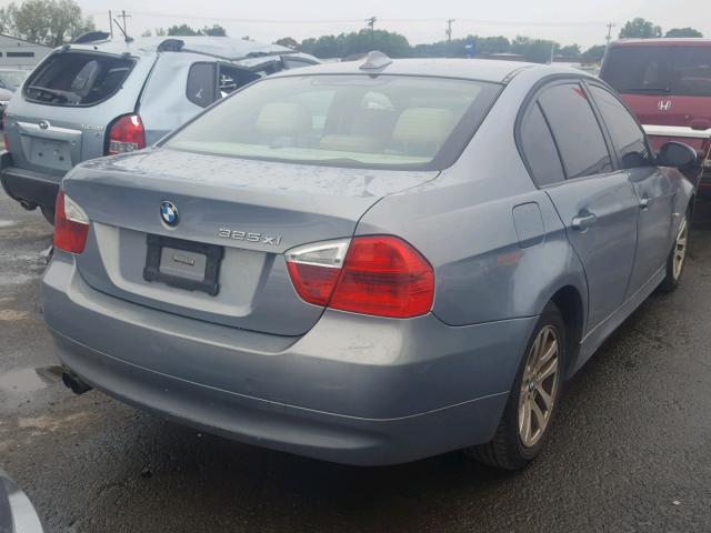 WBAVD13556KV02133 - 2006 BMW 325 XI BLUE photo 4