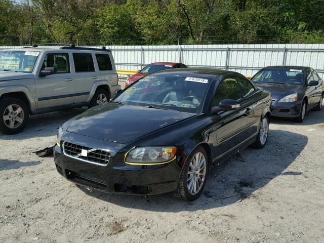 YV1MC672X9J070593 - 2009 VOLVO C70 T5 BLACK photo 2