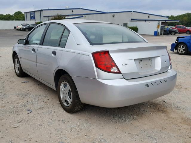 1G8AG52F85Z104568 - 2005 SATURN ION LEVEL SILVER photo 3