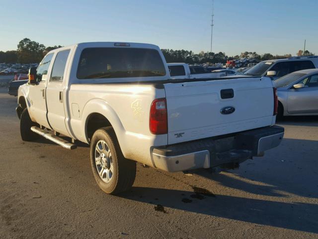 1FT7W2BT7DEB60532 - 2013 FORD F250 SUPER WHITE photo 3