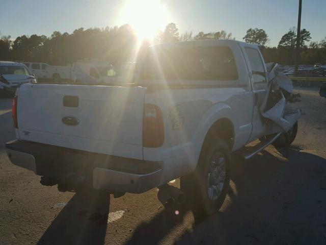 1FT7W2BT7DEB60532 - 2013 FORD F250 SUPER WHITE photo 4