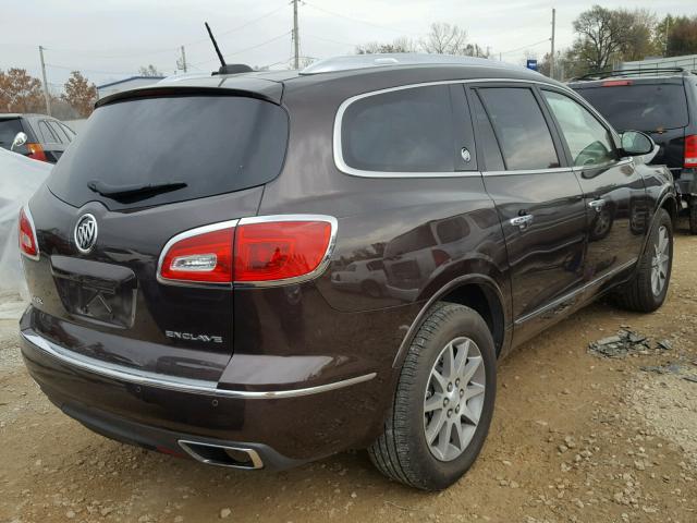 5GAKRBKD8HJ263533 - 2017 BUICK ENCLAVE BROWN photo 4