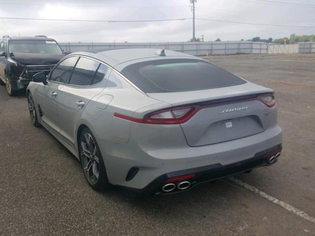 KNAE45LC8J6020540 - 2018 KIA STINGER GT GRAY photo 3