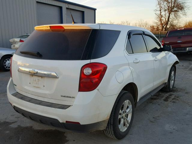 2GNALBEK6C6224720 - 2012 CHEVROLET EQUINOX LS WHITE photo 4