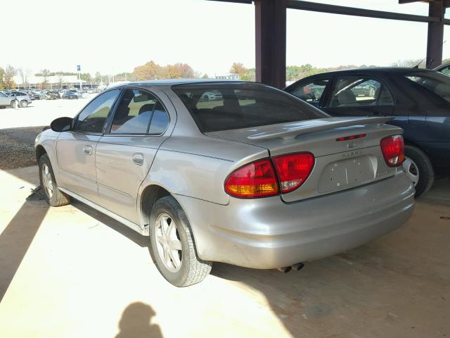 1G3NL52F64C112303 - 2004 OLDSMOBILE ALERO GL SILVER photo 3