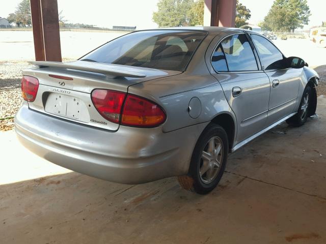 1G3NL52F64C112303 - 2004 OLDSMOBILE ALERO GL SILVER photo 4