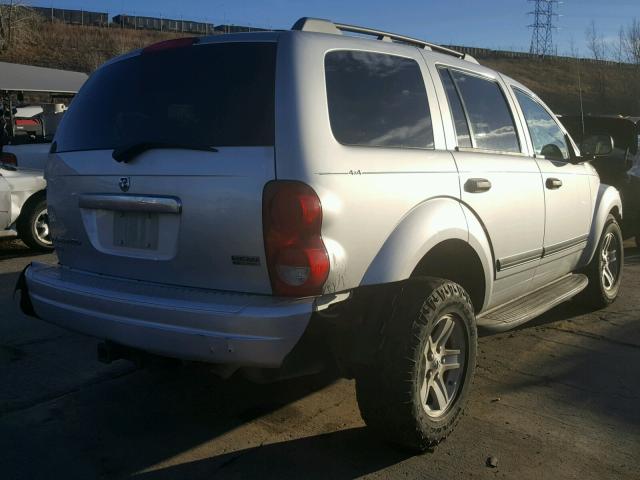 1D4HB48286F155558 - 2006 DODGE DURANGO SL SILVER photo 4