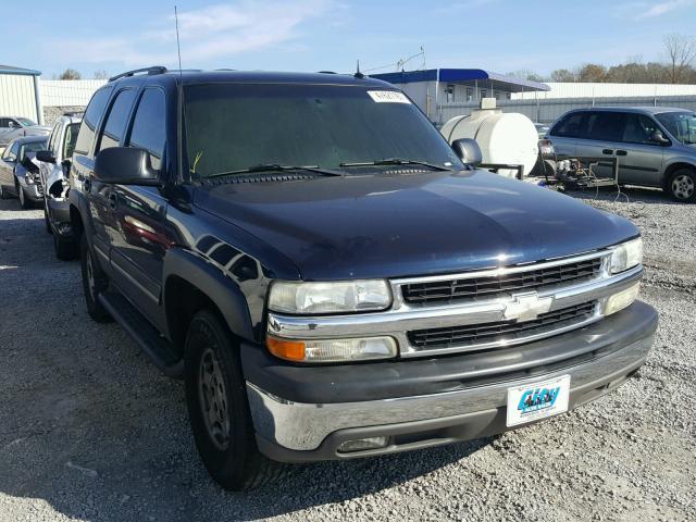 1GNEC13V75J248586 - 2005 CHEVROLET TAHOE C150 BLUE photo 1