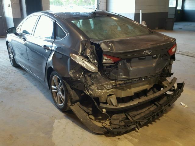 3FA6P0RU0FR283087 - 2015 FORD FUSION TIT GRAY photo 3