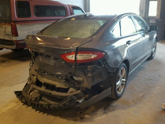 3FA6P0RU0FR283087 - 2015 FORD FUSION TIT GRAY photo 4