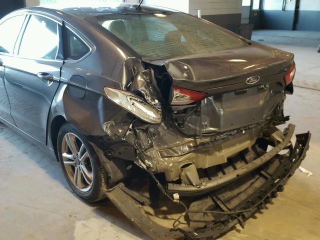 3FA6P0RU0FR283087 - 2015 FORD FUSION TIT GRAY photo 9