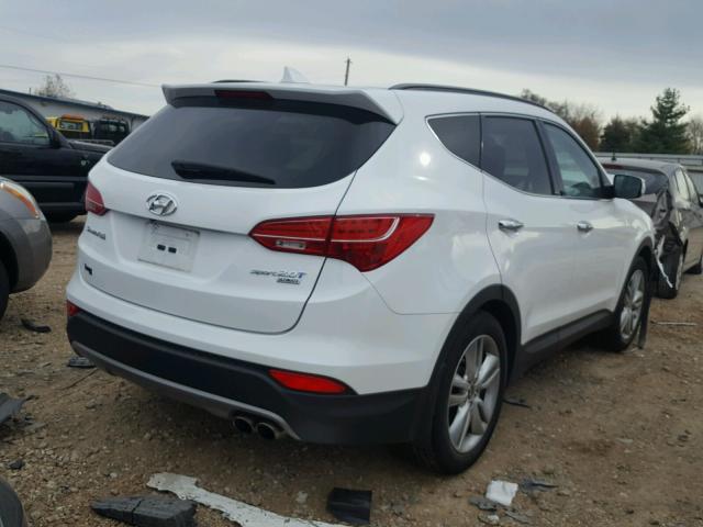 5XYZW4LA5FG245722 - 2015 HYUNDAI SANTA FE S WHITE photo 4