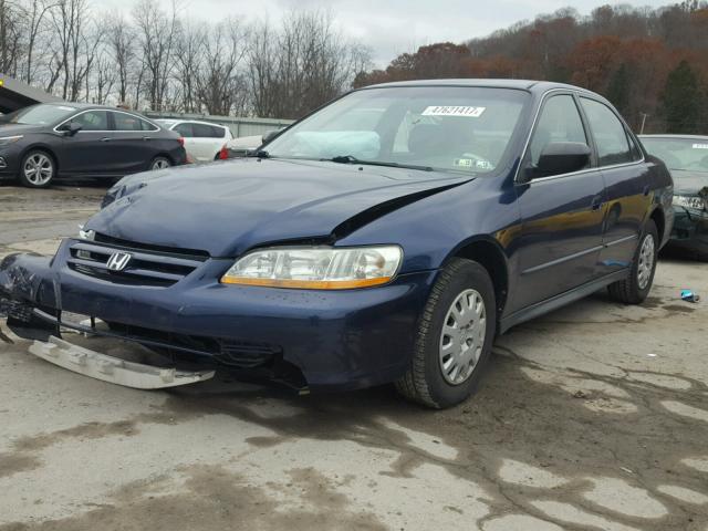 1HGCF86602A150338 - 2002 HONDA ACCORD VAL BLUE photo 2