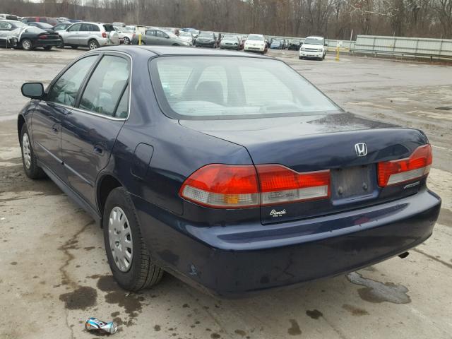 1HGCF86602A150338 - 2002 HONDA ACCORD VAL BLUE photo 3