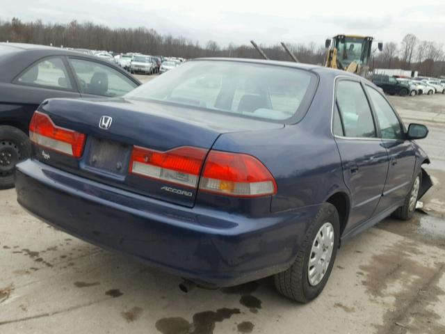 1HGCF86602A150338 - 2002 HONDA ACCORD VAL BLUE photo 4