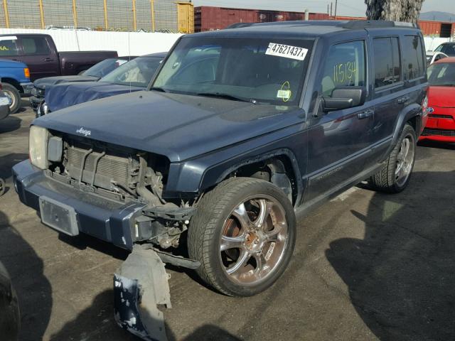 1J8HG48KX7C577695 - 2007 JEEP COMMANDER BLUE photo 2