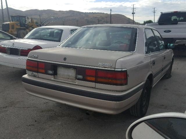 1YVGD22B3N5202350 - 1992 MAZDA 626 DX GRAY photo 4