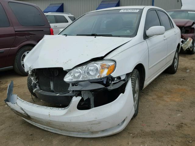 2T1BR32E47C836757 - 2007 TOYOTA COROLLA CE WHITE photo 2