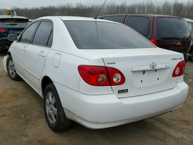 2T1BR32E47C836757 - 2007 TOYOTA COROLLA CE WHITE photo 3